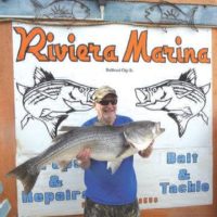 Lake Mohave Fishing Report March 1, 2019 39 pound Striper February 2019